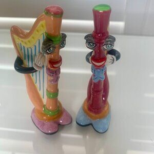🎵 Ed Sussman “Musical Muse” Salt & Pepper Shakers – Ceramic